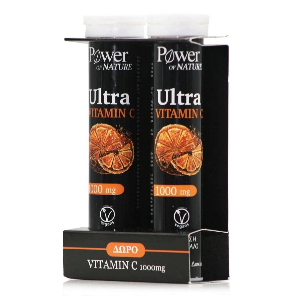 Power Of Nature Promo Ultra Vitamin C 1000mg αναβράζοντα δισκία, 40 eff tabs