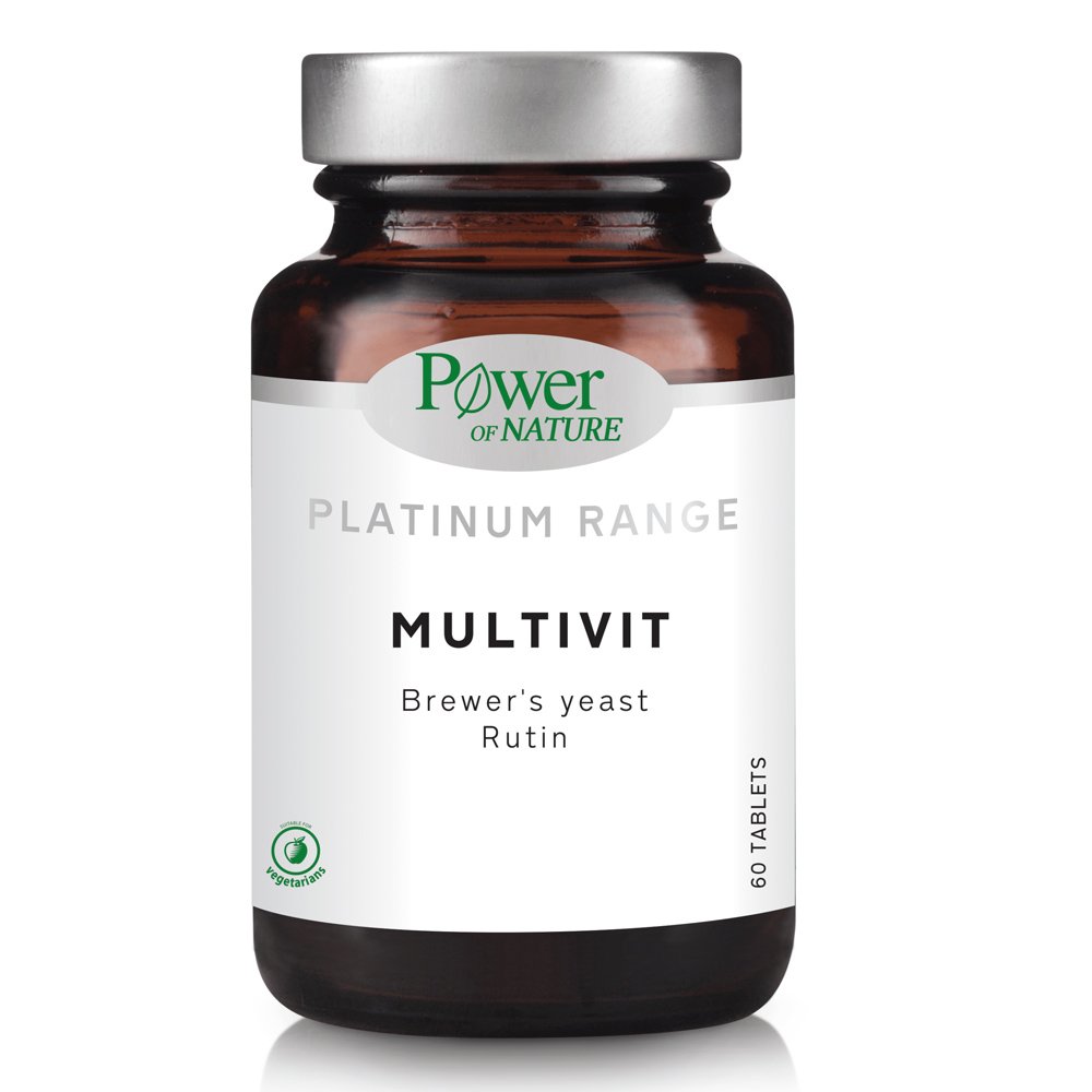 Power Health Platinum Range Multivit Βιταμίνη για Ενέργεια, 60 ταμπλέτες 