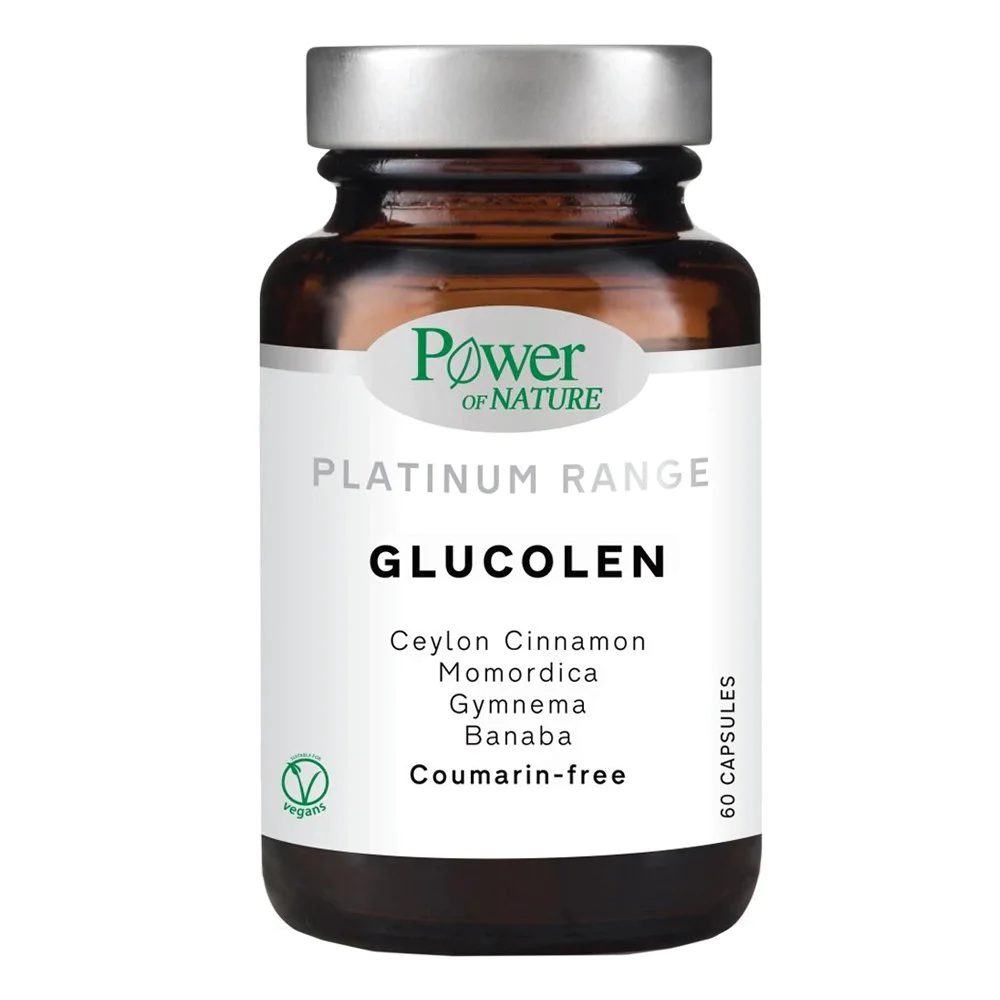 Power Of Nature Platinum Range Glucolen, 60κάψουλες