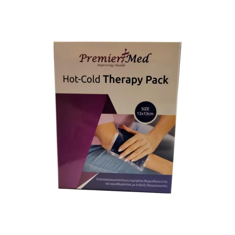 Premier Med Hot-Cold Therapy Pack Επαναχρησιμοποιήσιμη Κομπρέσα Θερμοθεραπείας & Κρυοθεραπείας 13x13cm, 1τμχ