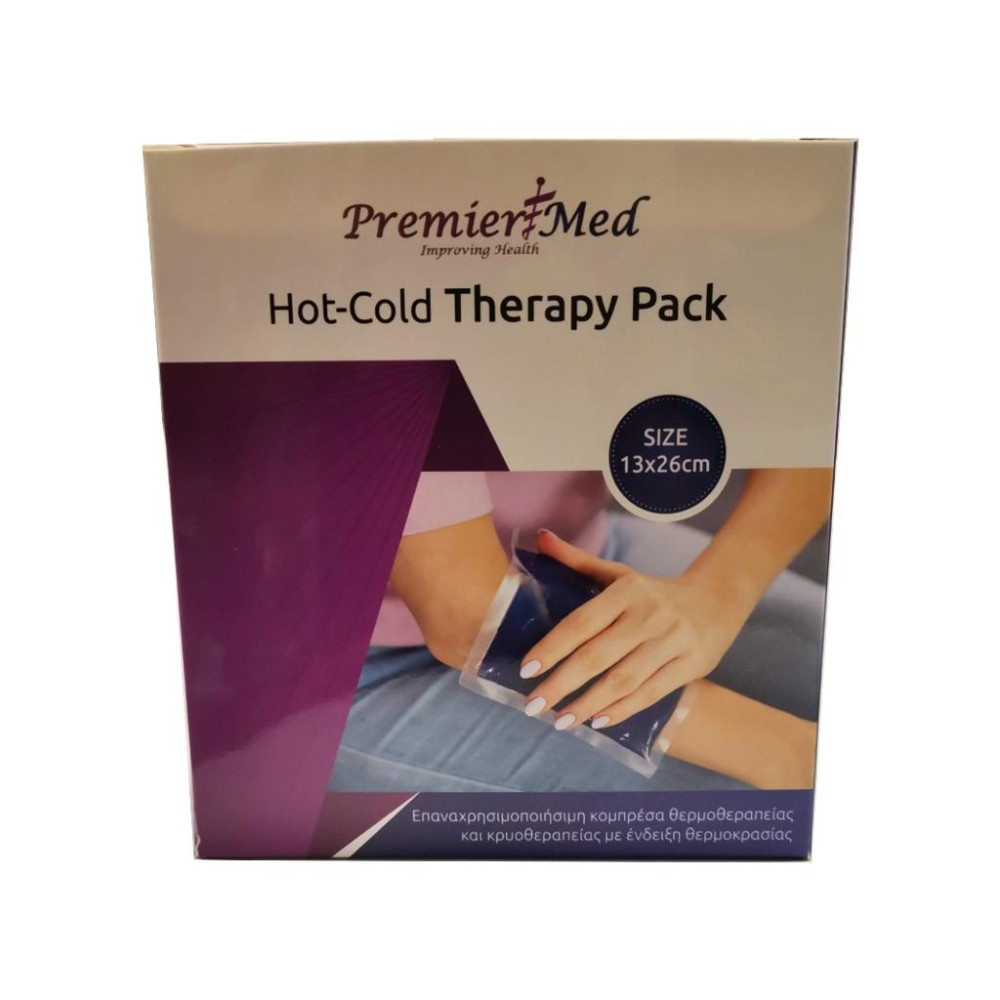 Premier Med Hot-Cold Therapy Pack Επαναχρησιμοποιήσιμη Κομπρέσα Θερμοθεραπείας & Κρυοθεραπείας 13x26cm, 1τμχ