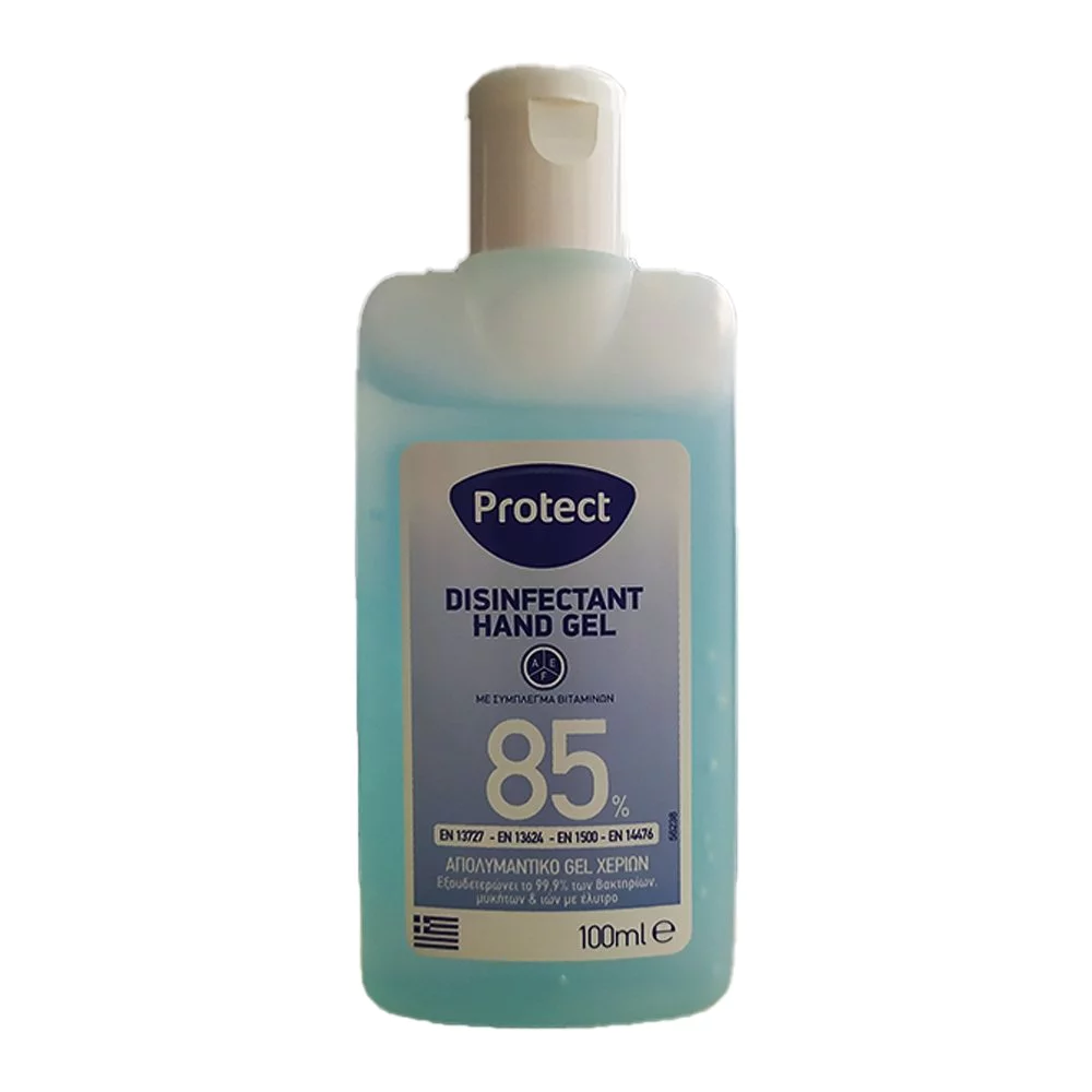 Protect Disinfectant Hand Gel 85% Απολυμαντικό Χεριών σε Gel, 100ml Protect Disinfectant Hand Gel 85% Απολυμαντικό Χεριών σε Gel, 100ml