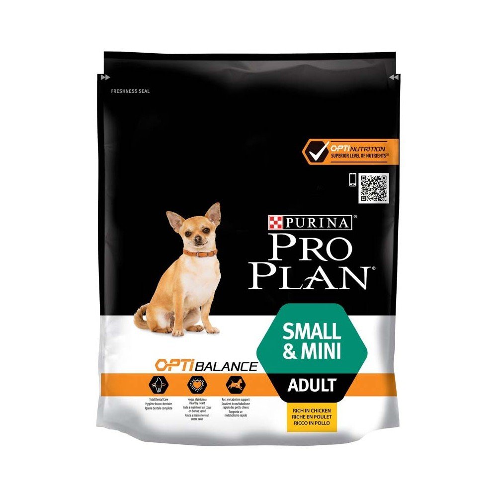 Purina Pro Plan Small & Mini Adult Κοτόπουλο, Πλήρης Ξηρά Τροφή για Μικρόσωμους και Μίνι Ενήλικους Σκύλους, 700gr