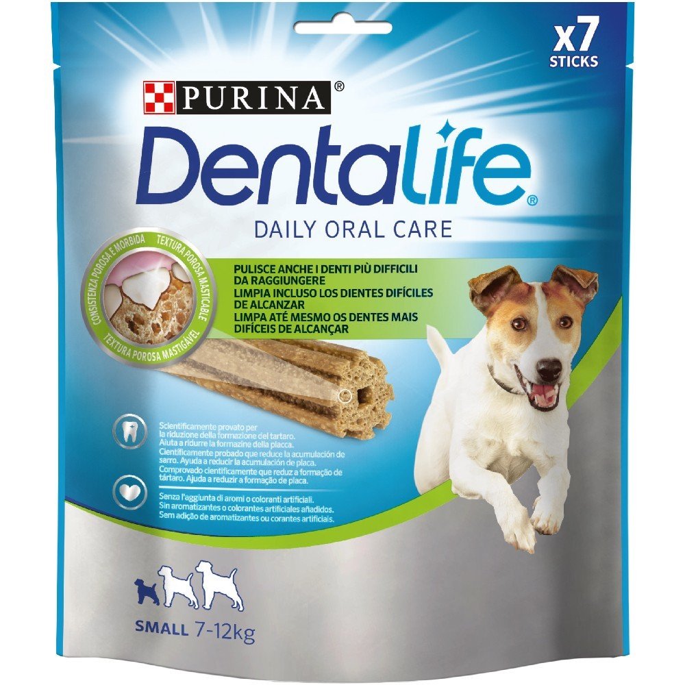 Purina® DentaLife® Small, Συμπληρωματική Τροφή για Ενήλικους Σκύλους Βάρους 7-12kg, 115g