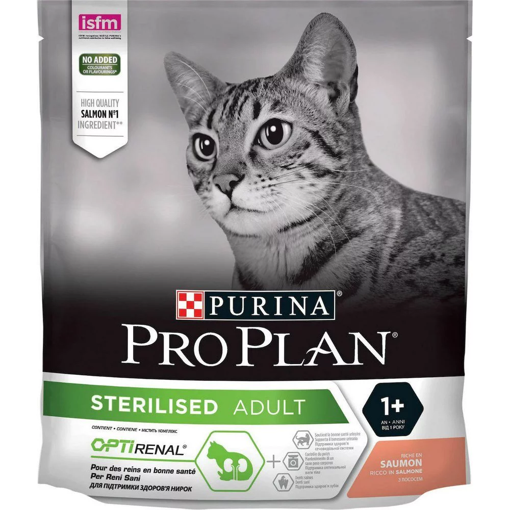 Purina Pro Plan Sterilised Senses Cat Σολομός, 400g Purina Pro Plan Sterilised Senses Cat Σολομός, 400g