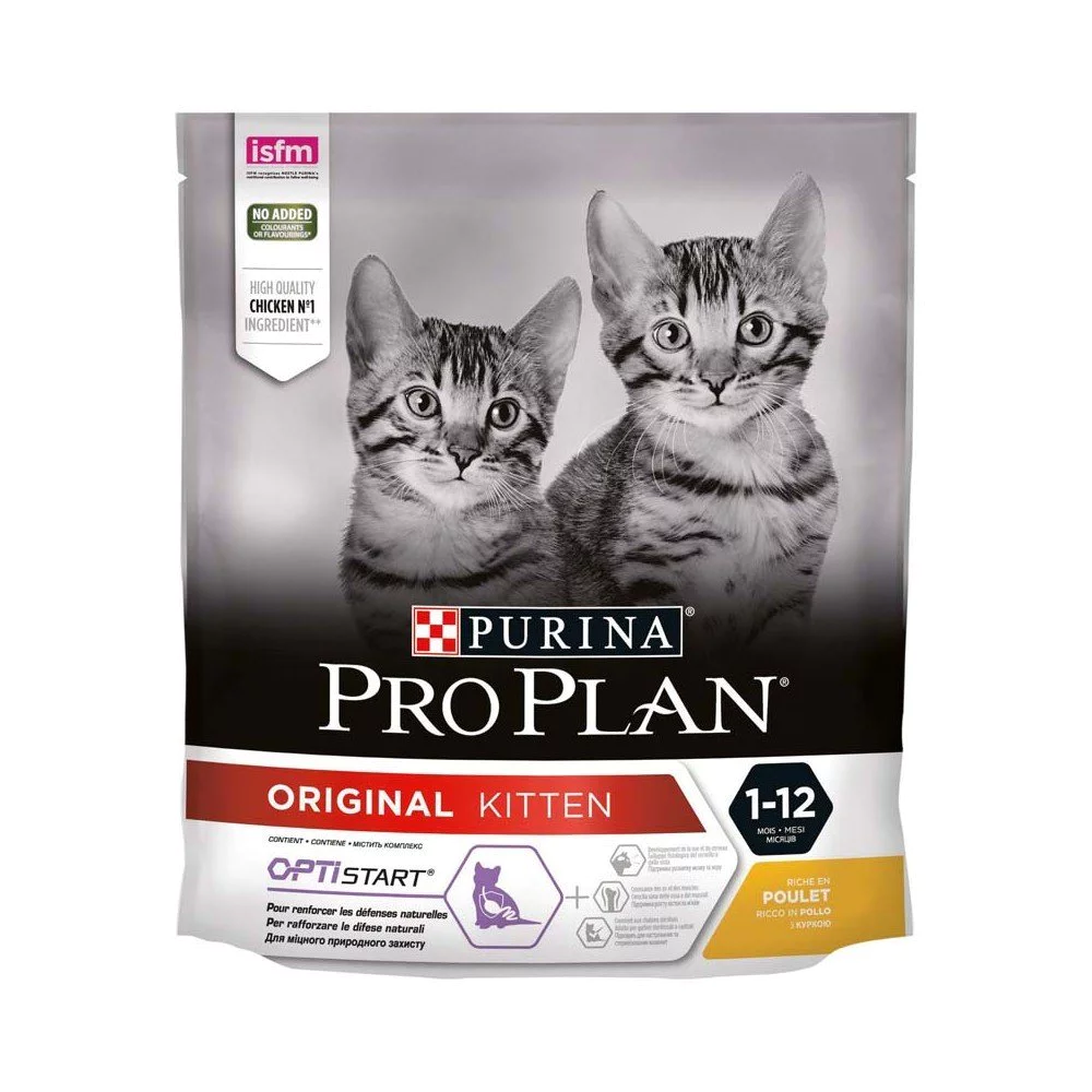 Purina Pro Plan Junior Cat Κοτόπουλο, Ξηρή τροφή για Νεαρές Γάτες, 400gr Purina Pro Plan Junior Cat Κοτόπουλο, Ξηρή τροφή για Νεαρές Γάτες, 400gr