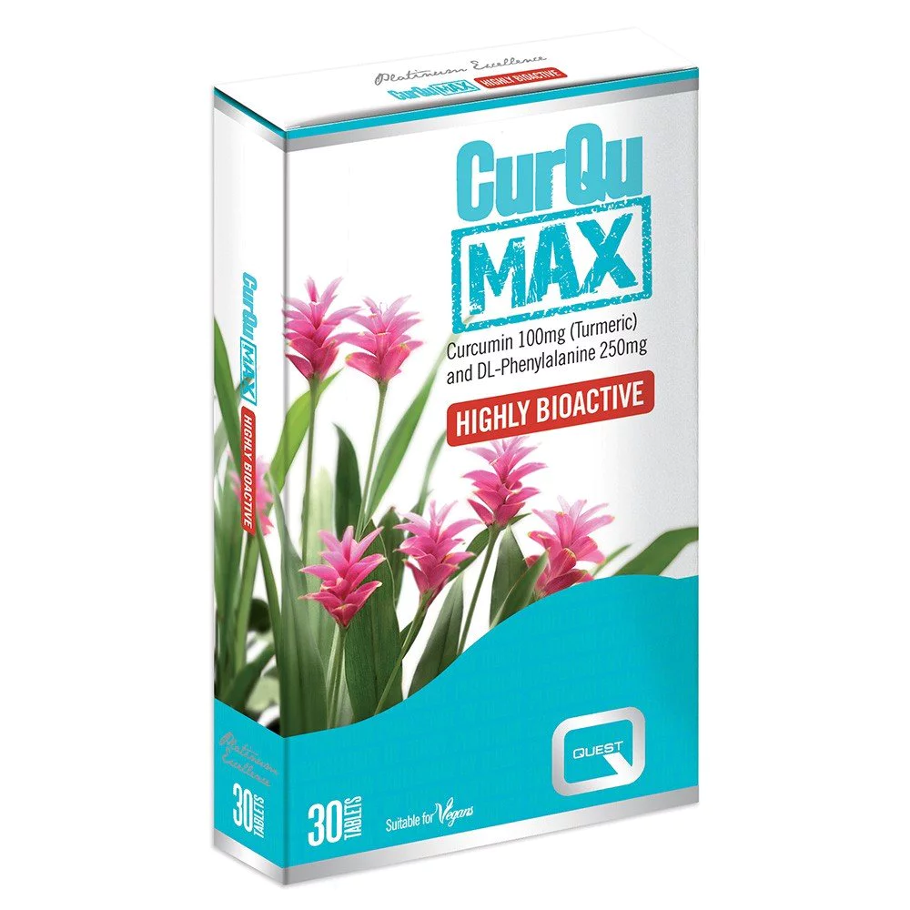 Quest CurQu Max Highly, Bioactive Συμπλήρωμα Διατροφής με Κουρκουμά, 30tabs Quest CurQu Max Highly, Bioactive Συμπλήρωμα Διατροφής με Κουρκουμά, 30tabs