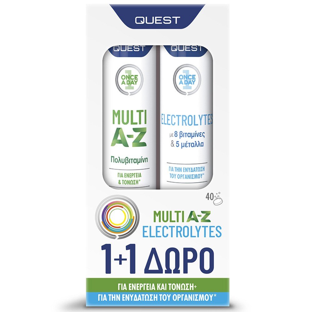 Quest Promo Pack Multi A-Z 20eff.tabs & Once a Day Electrolytes 20eff.tabs, 1σετ