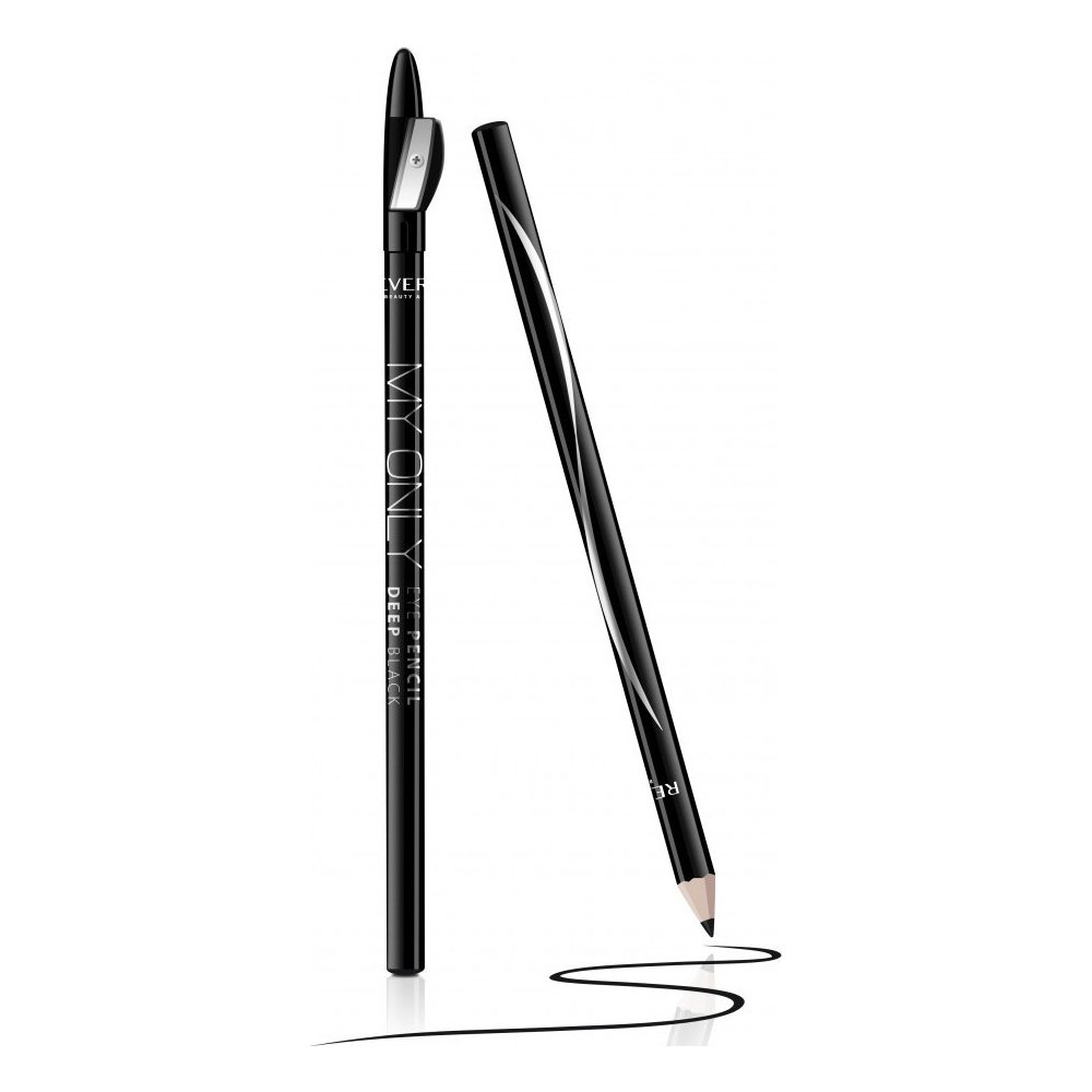 Revers Cosmetics My Only Eye Pencil Wooden Eyeliner with A Sharpener Black, 1τμχ