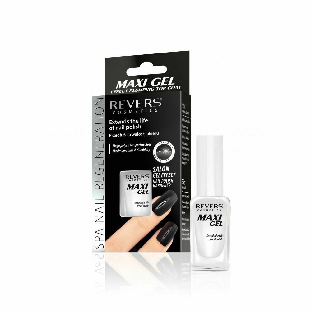 Revers Maxi Gel Effect, Nail Polish Hardener, 10ml