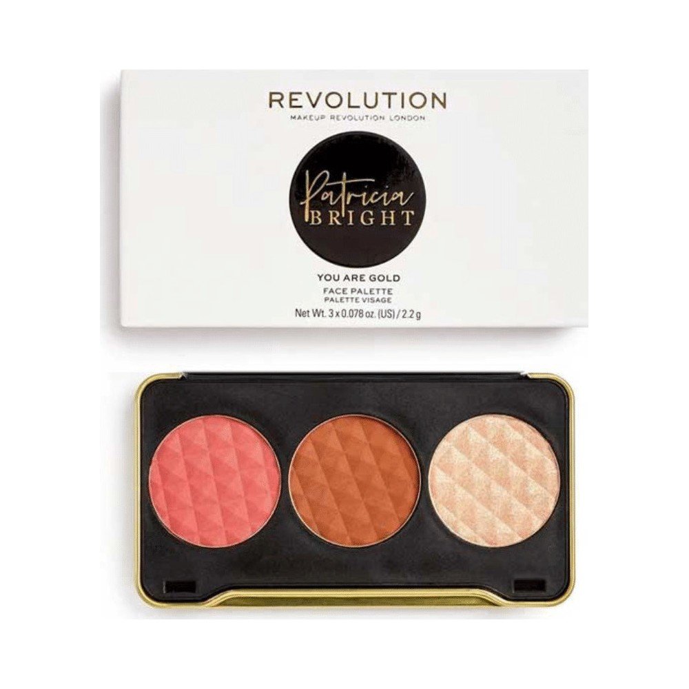 Revolution Beauty X Patricia Bright Face Palette You Are You Are Gold Face Palette Revolution Beauty X Patricia Bright Face Palette You Are You Are Gold Face Palette