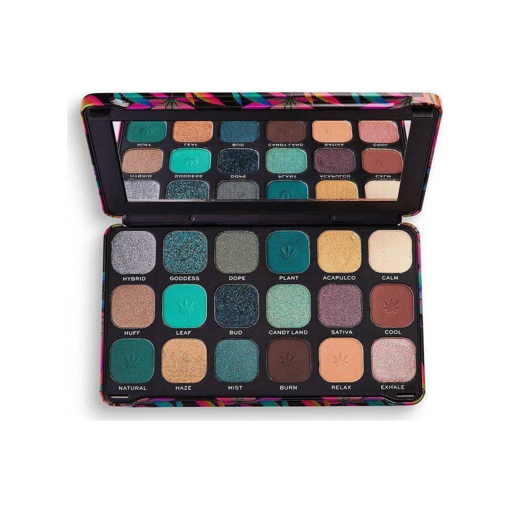 Makeup Revolution Forever Flawless Chilled with cannabis sativa Eyeshadow Palette