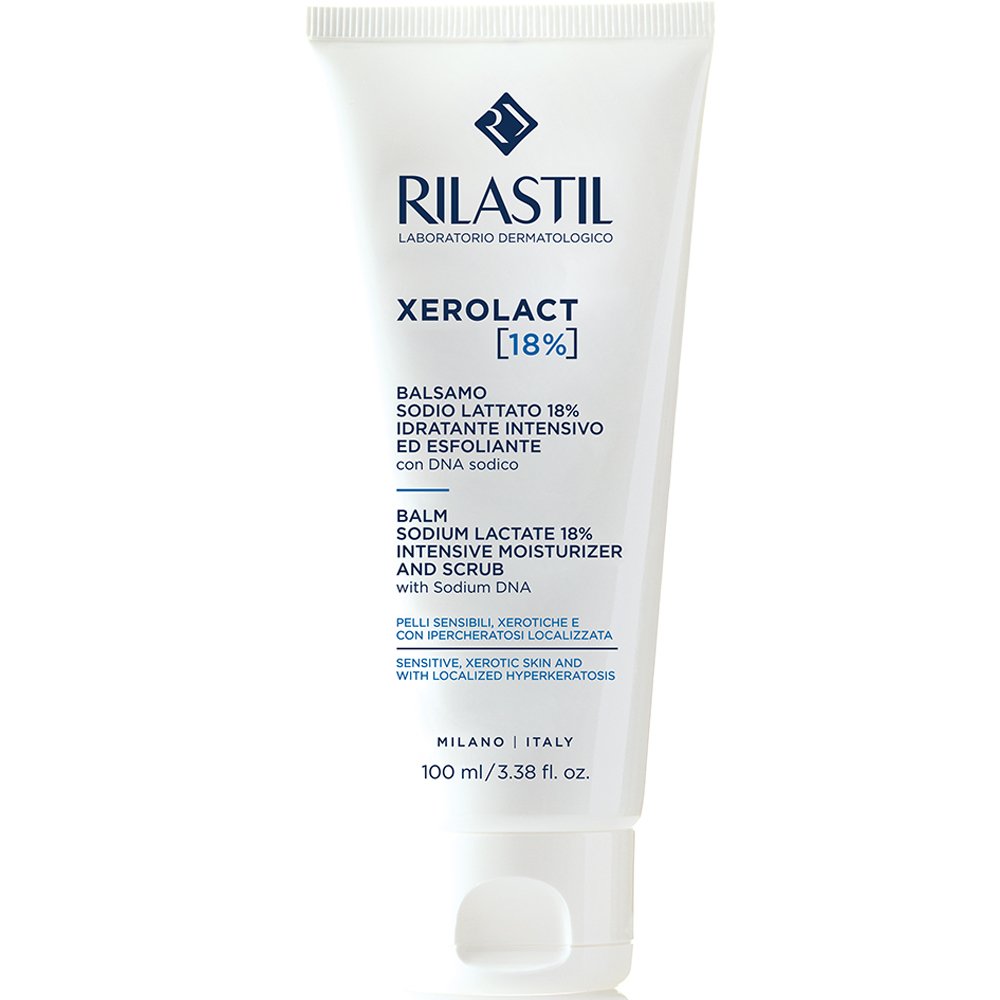 Rilastil Xerolact Balm Sodium Lactate 18% Βάλσαμο σώματος για τη Ξηροδερμία & την τοπική Υπερκεράτωση, 100ml