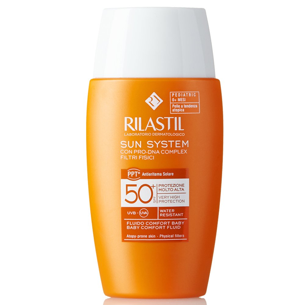 Rilastil Sun System Baby Comfort Fluid SPF50 Αντιηλιακό Γαλάκτωμα για Βρέφη & Παιδιά, 50ml