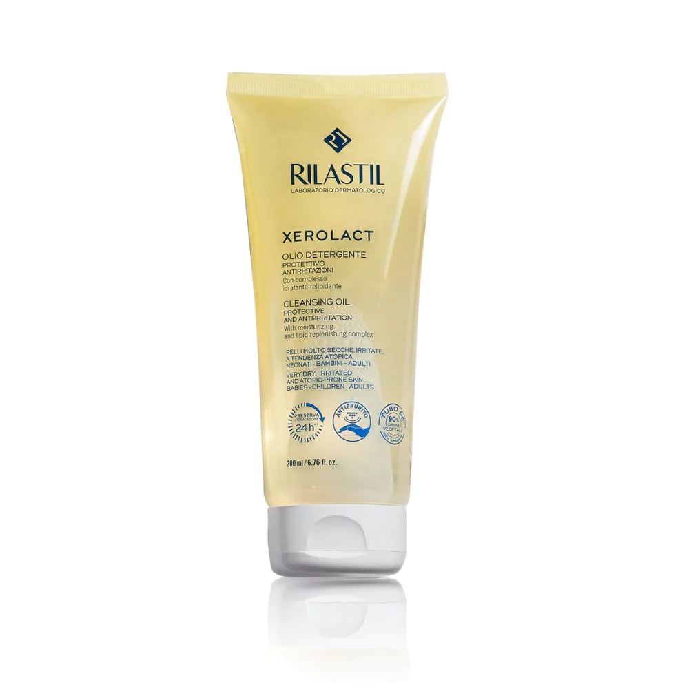 Rilastil Xerolact Protective & Anti-Irritation Cleansing Body Oil Ελαιώδες Καθαριστικό για Αναπλήρωση Λιπιδίων, 200ml Rilastil Xerolact Protective & Anti-Irritation Cleansing Body Oil Ελαιώδες Καθαριστικό για Αναπλήρωση Λιπιδίων, 200ml