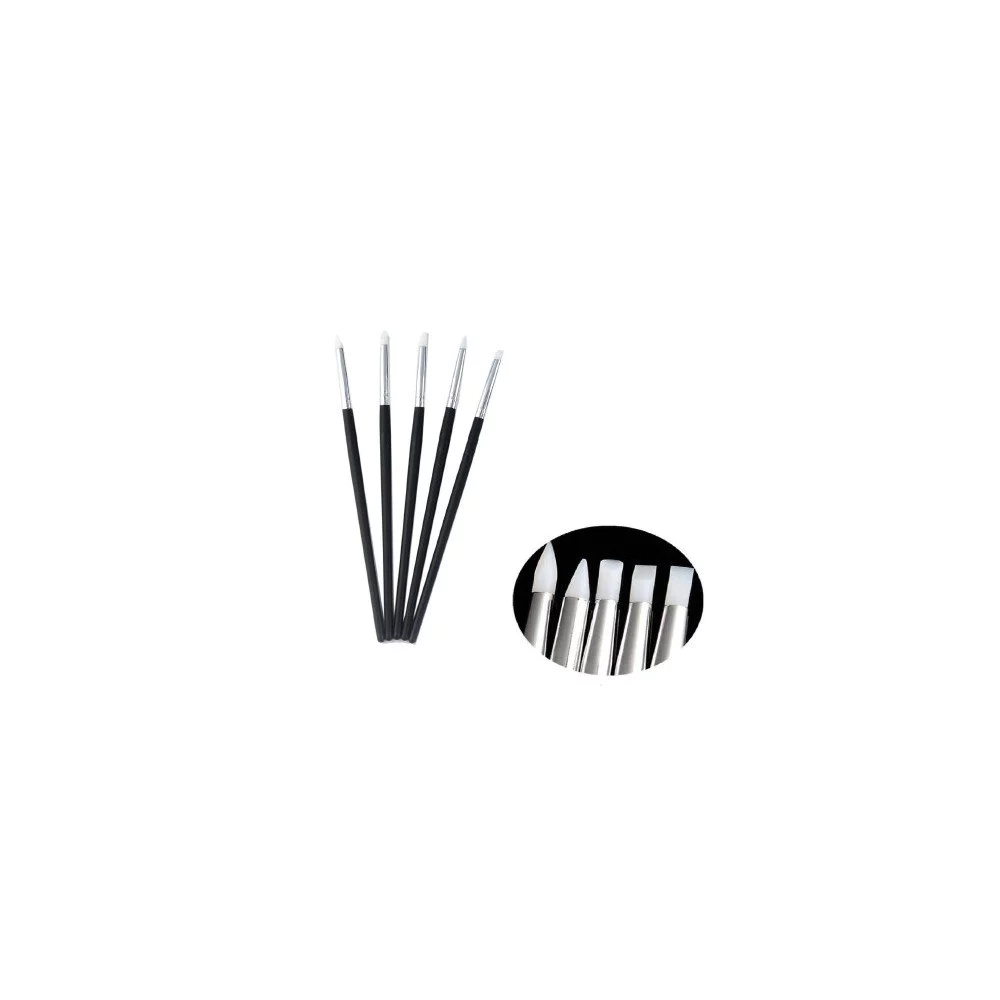 Ro accessories Σετ Πινέλα Σιλικόνης Nail Art 5 τμχ NA100 Ro accessories Σετ Πινέλα Σιλικόνης Nail Art 5 τμχ NA100