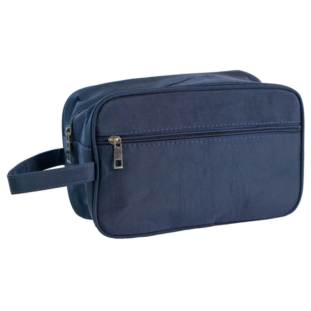 Ro-Accessories Ανδρικό Νεσεσέρ Υφασμάτινο Μπλε, 1τμχ Ro-Accessories Ανδρικό Νεσεσέρ Υφασμάτινο Μπλε, 1τμχ