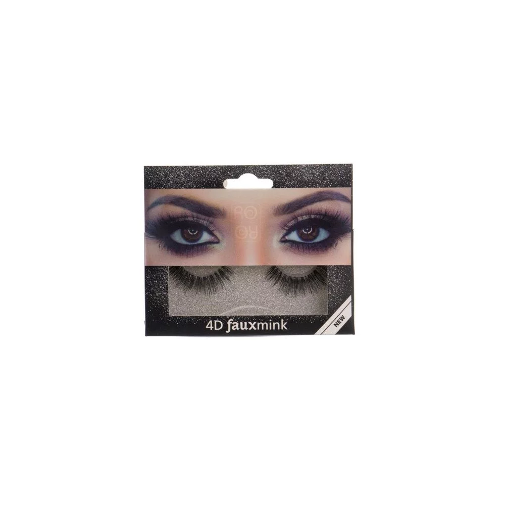 Ro-Accessories 4D Fauxmink Βλεφαρίδες Με Κόλλα EY210, 1τμχ Ro-Accessories 4D Fauxmink Βλεφαρίδες Με Κόλλα EY210, 1τμχ