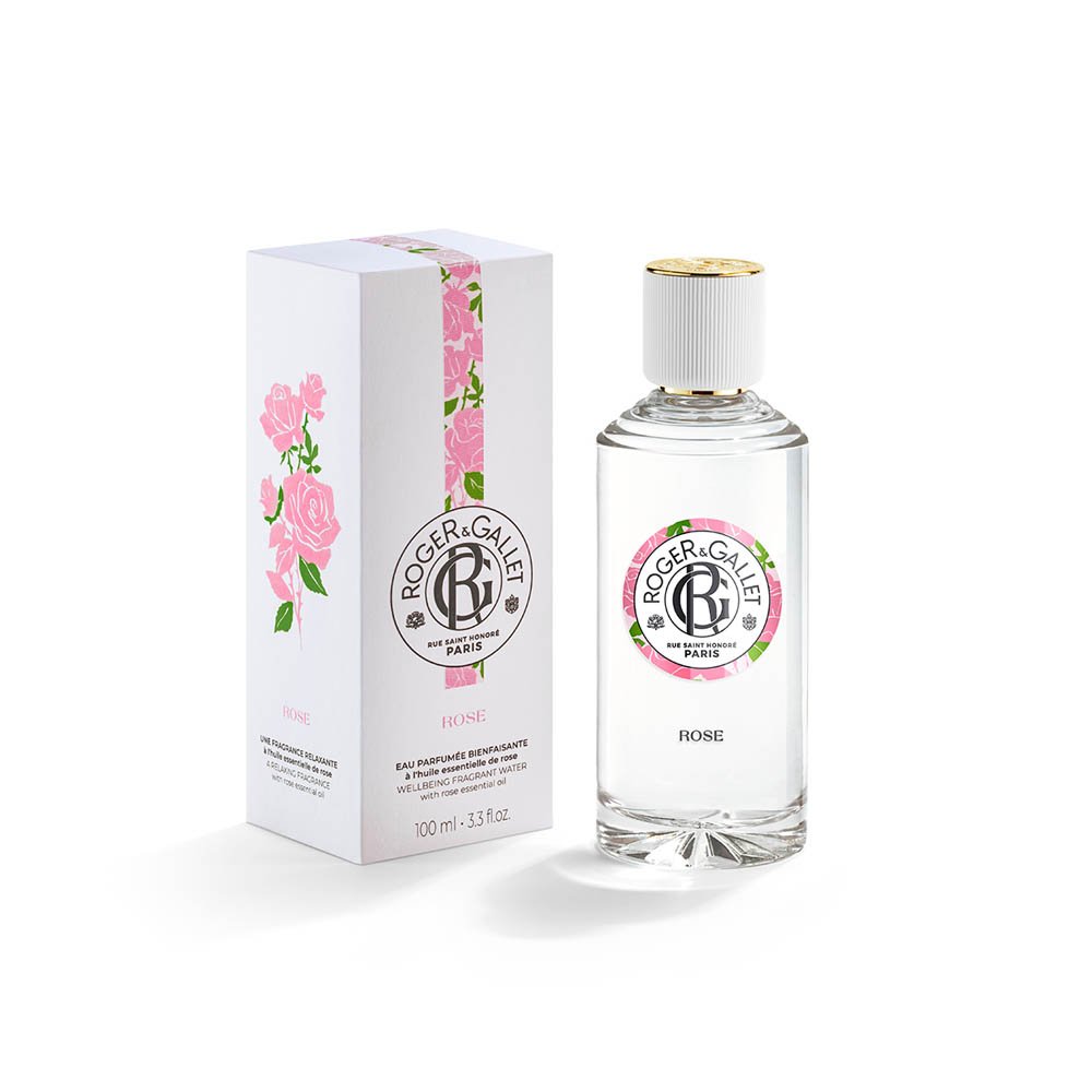 Roger & Gallet Rose Eau Parfumee Άρωμα Ροδοπέταλων Τριαντάφυλλου Δαμασκού, 100ml