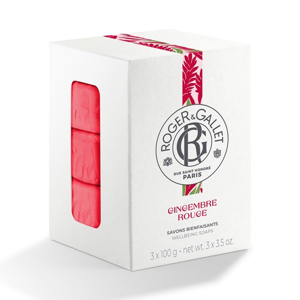 Roger & Gallet Gingembre Rouge Wellbeing Soap, 300gr