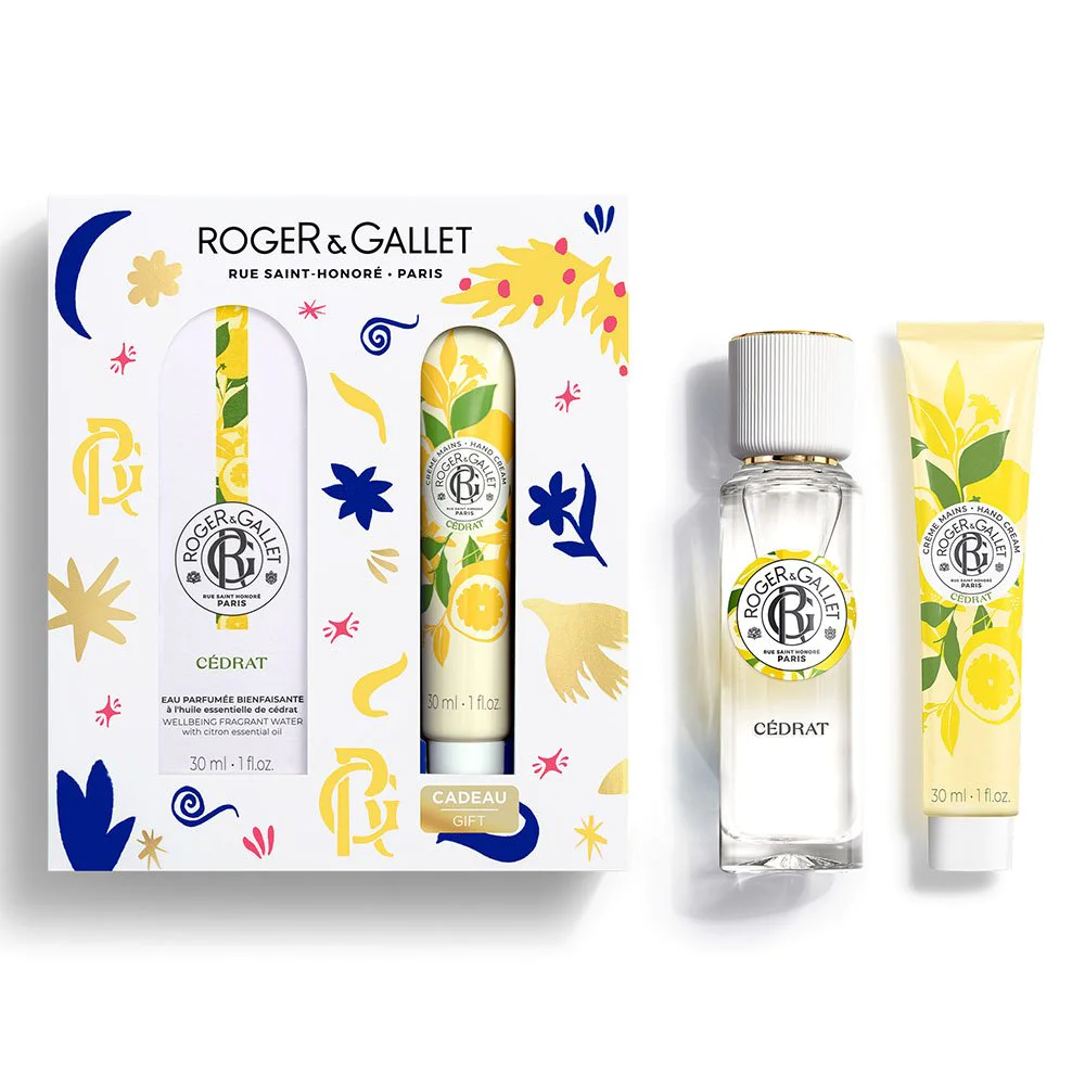 Roger & Gallet Εορταστικό Σετ Cedrat Eau Parfumee Bienfaisante 30ml+ Δώρο Κρέμα Χεριών 30ml Roger & Gallet Εορταστικό Σετ Cedrat Eau Parfumee Bienfaisante 30ml+ Δώρο Κρέμα Χεριών 30ml