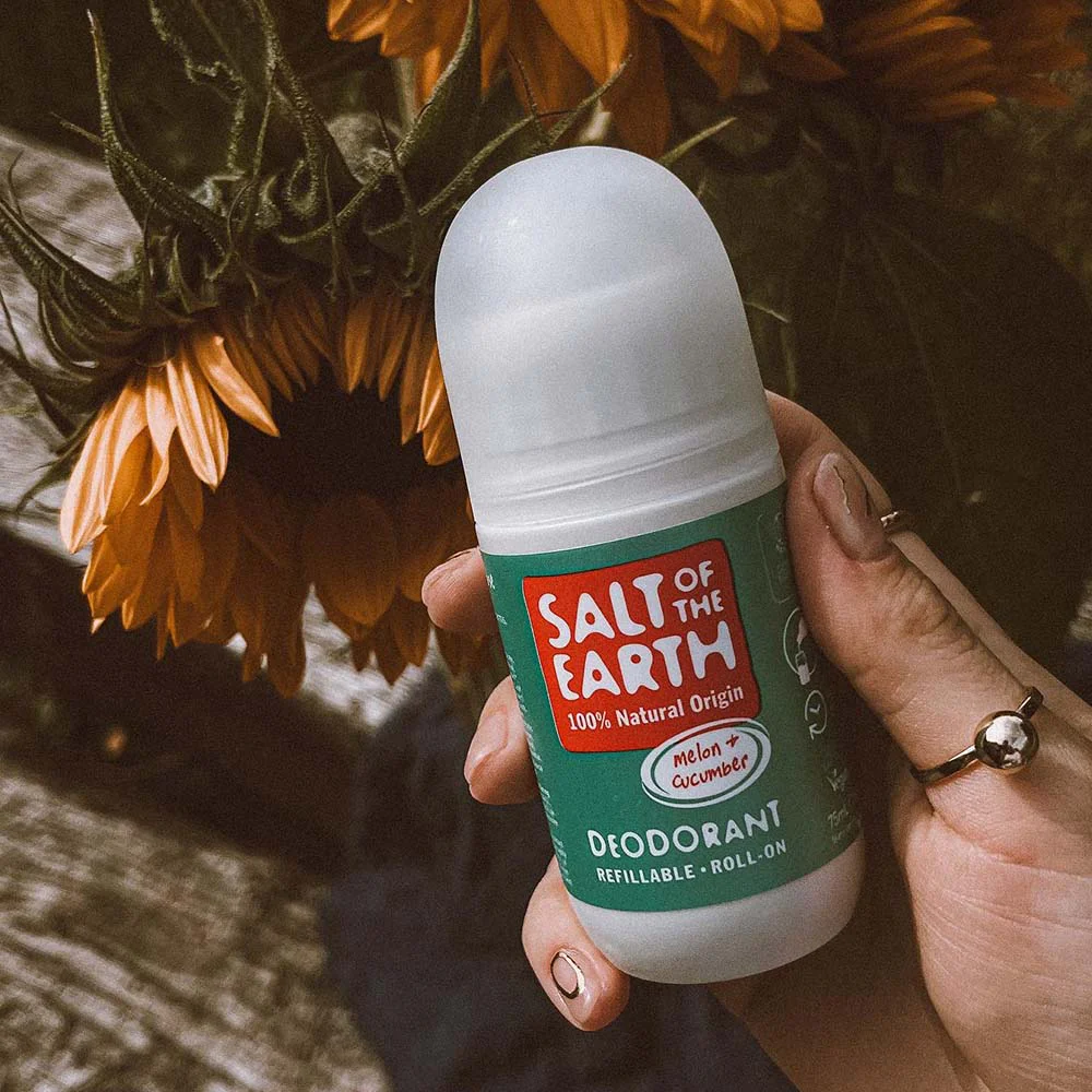 Salt of the Earth Vegan Επαναγεμιζόμενο Roll-On Αποσμητικό Πεπόνι & Αγγούρι, 75ml Salt of the Earth Vegan Επαναγεμιζόμενο Roll-On Αποσμητικό Πεπόνι & Αγγούρι, 75ml