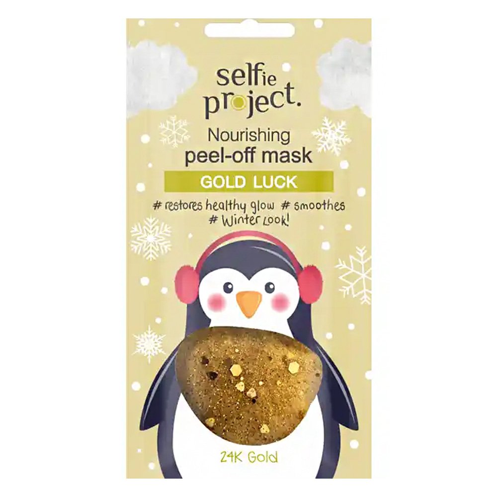 Selfie Project Nourishing Peel-off Mask #Gold Luck Θρεπτική Μάσκα, 1τμχ