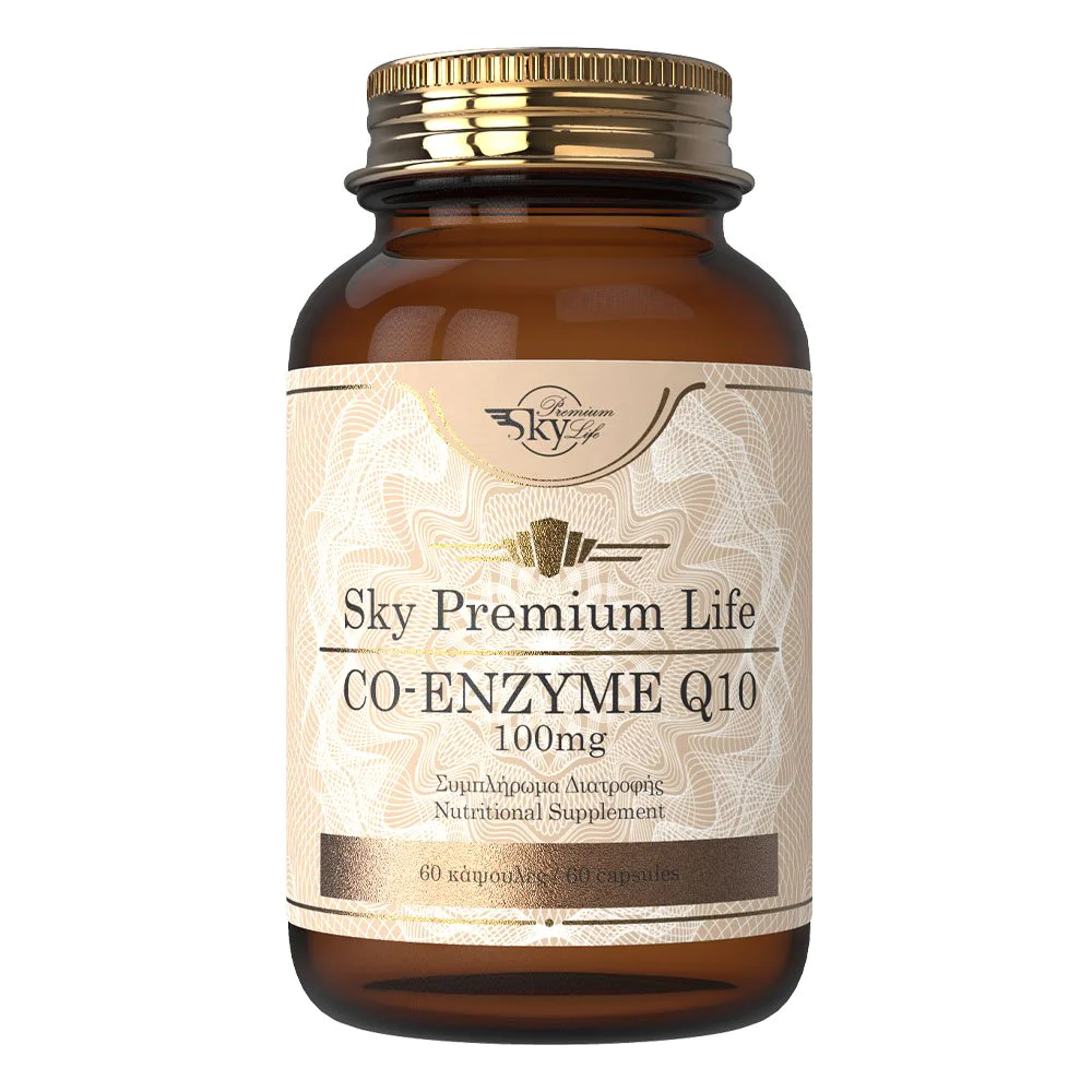 Sky Premium Life CO-Enzyme Q10, 100mg, Φυσιολογική λειτουργία καρδιάς, Ενέργεια, 60caps Sky Premium Life CO-Enzyme Q10, 100mg, Φυσιολογική λειτουργία καρδιάς, Ενέργεια, 60caps