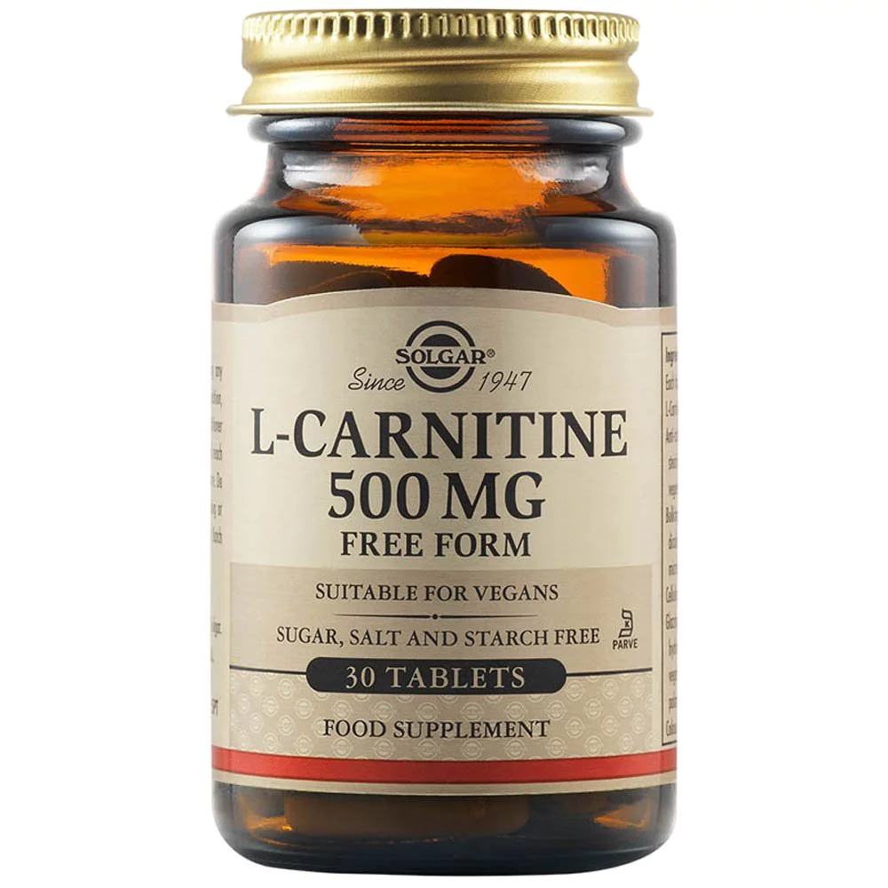 Solgar L-Carnitine 500mg, 30 ταμπλέτες Solgar L-Carnitine 500mg, 30 ταμπλέτες