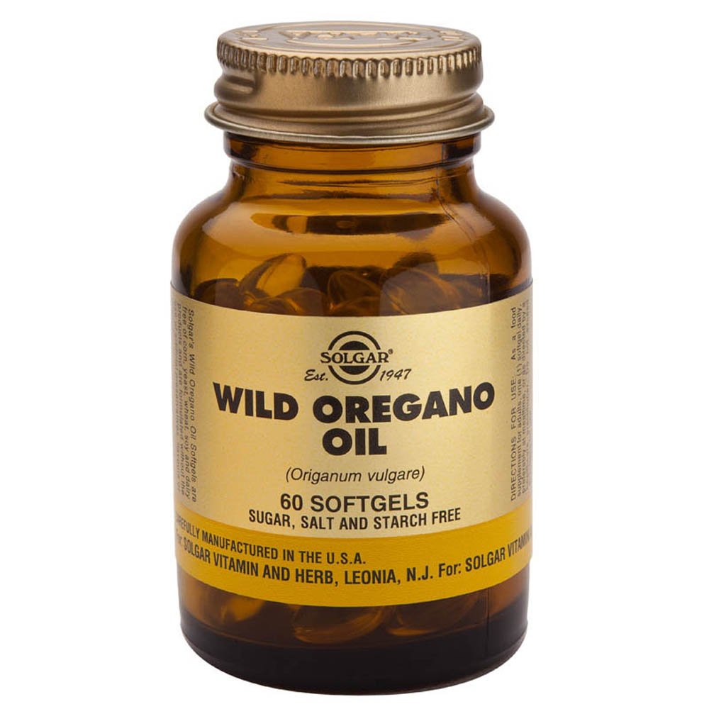 Solgar Wild Oregano Oil Συμπλήρωμα Διατροφής Άγριας Ρίγανης με Ισχυρές Αντιοξειδωτικές, Αντιβακτηριακές Ιδιότητες 60softgels