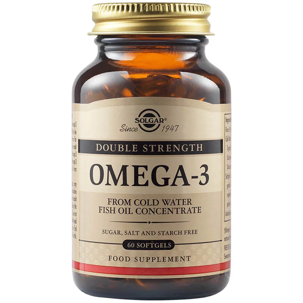 Solgar Omega-3 Double Strength, 60 softgels Solgar Omega-3 Double Strength, 60 softgels