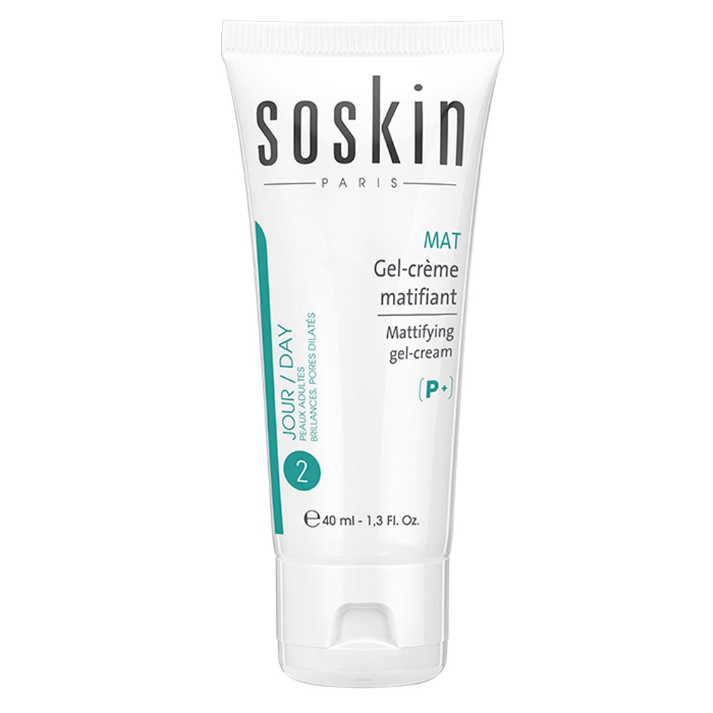 Soskin P+ Mattifying Gel-Cream Ελαφριάς Υφής Ενυδατική Κρέμα Προσώπου για Ρύθμιση της Γυαλάδας, 40ml