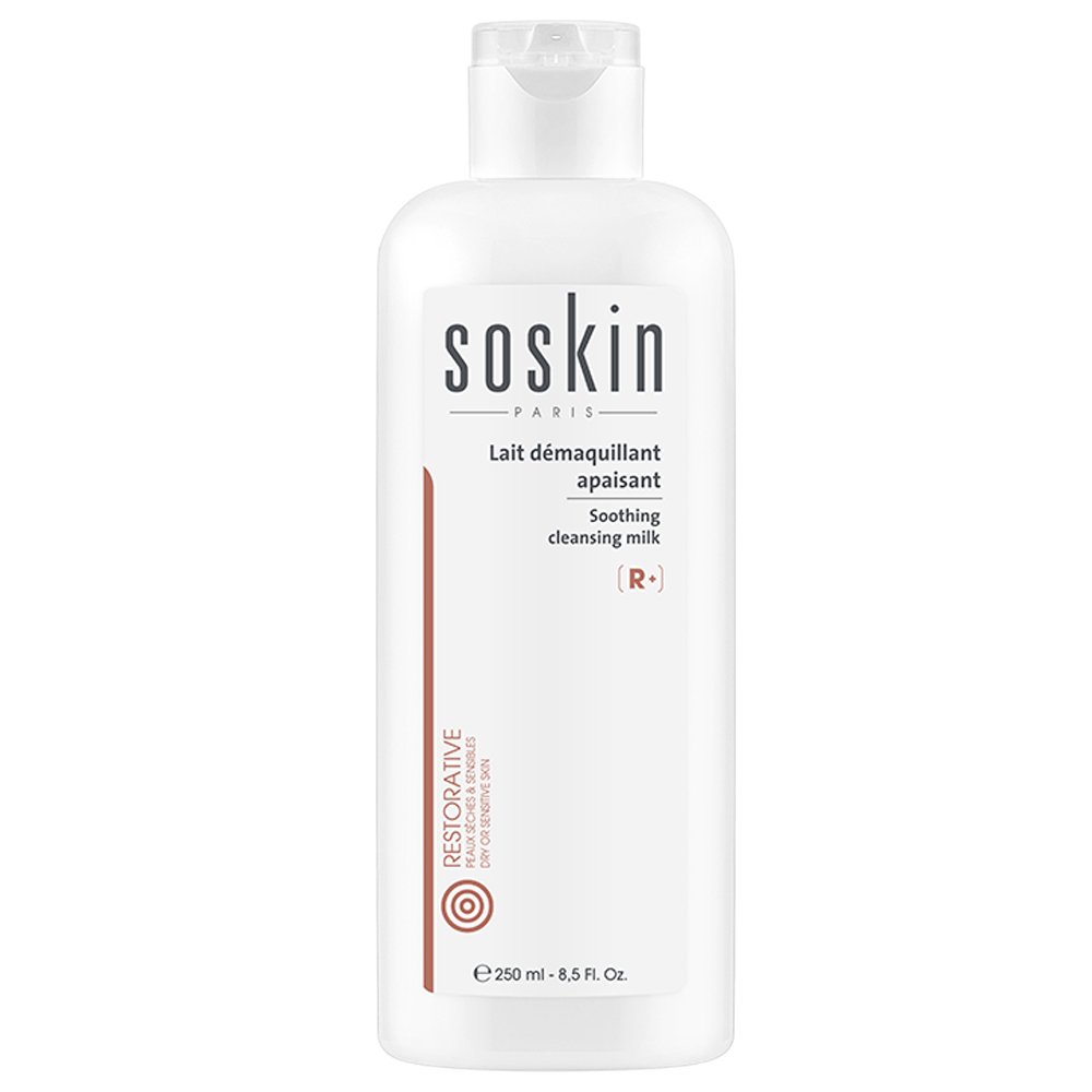 Soskin R+ Soothing Cleansing Milk Καταπραϋντικό Γαλάκτωμα Καθαρισμού Προσώπου, 250ml