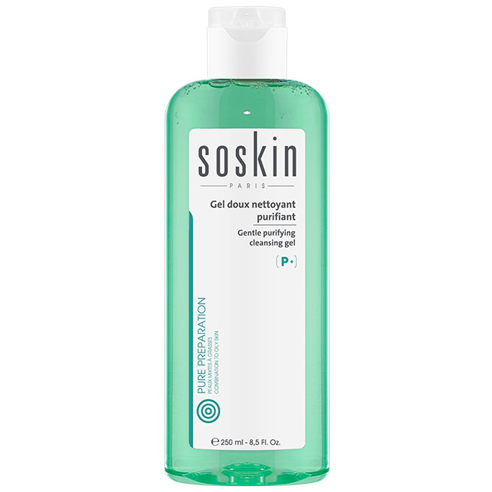 Soskin P+ Gentle Purifying Cleansing Gel Απαλό Τζελ Καθαρισμού Προσώπου, 250ml
