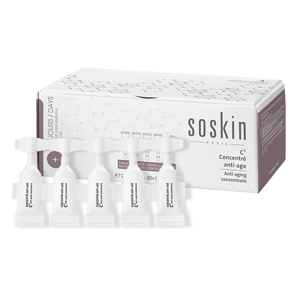 Soskin A+ Anti-aging Concentrate Collagen-Centella Αγωγή Αντιγήρανσης με Κολλαγόνο, 20 Αμπούλες x 1,5ml