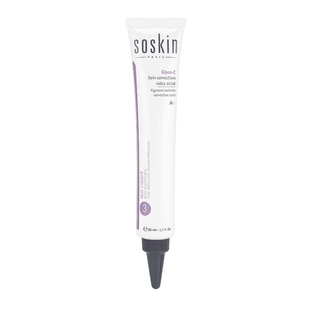 Soskin A+ Glyco-C Pigment Wrinkle Corrective Care Night Cream Κρέμα κατά των Ρυτίδων & των Καφέ Κηλίδων, 50ml