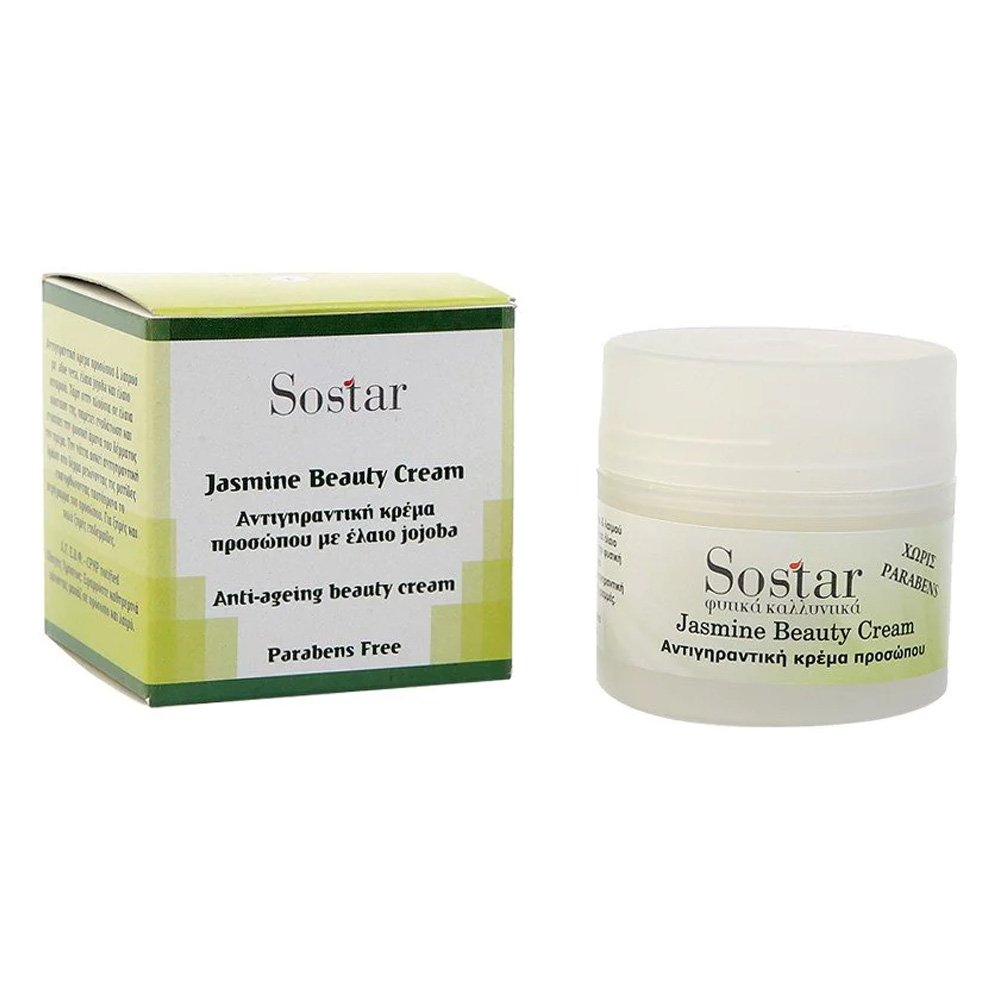 Sostar Jasmine Beauty Cream Αντιγηραντική Κρέμα Προσώπου, 50ml