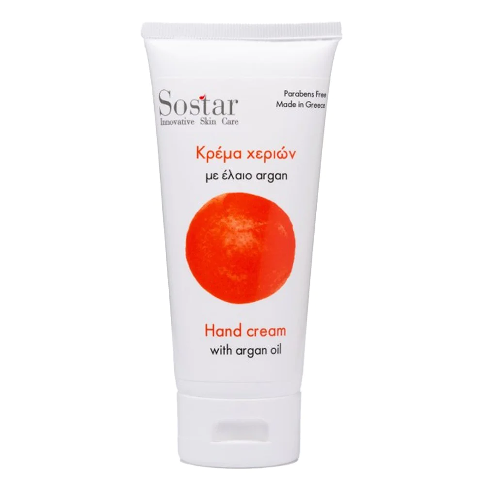 Sostar Innovative Skin Care, Κρέμα Χεριών Με Έλαιο Argan & Ουρία, 75ml Sostar Innovative Skin Care, Κρέμα Χεριών Με Έλαιο Argan & Ουρία, 75ml