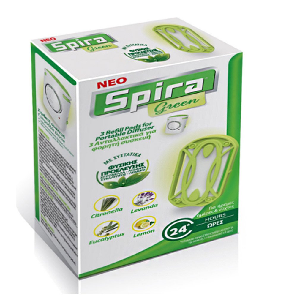 Spira Green Portable Refills 3 Ανταλλακτικά Φορητής Συκευής, 3τμχ