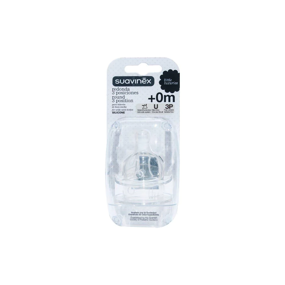 Suavinex Ανατομική θηλή Silicone +0m (1+1) (REF 3801102) Suavinex Ανατομική θηλή Silicone +0m (1+1) (REF 3801102)