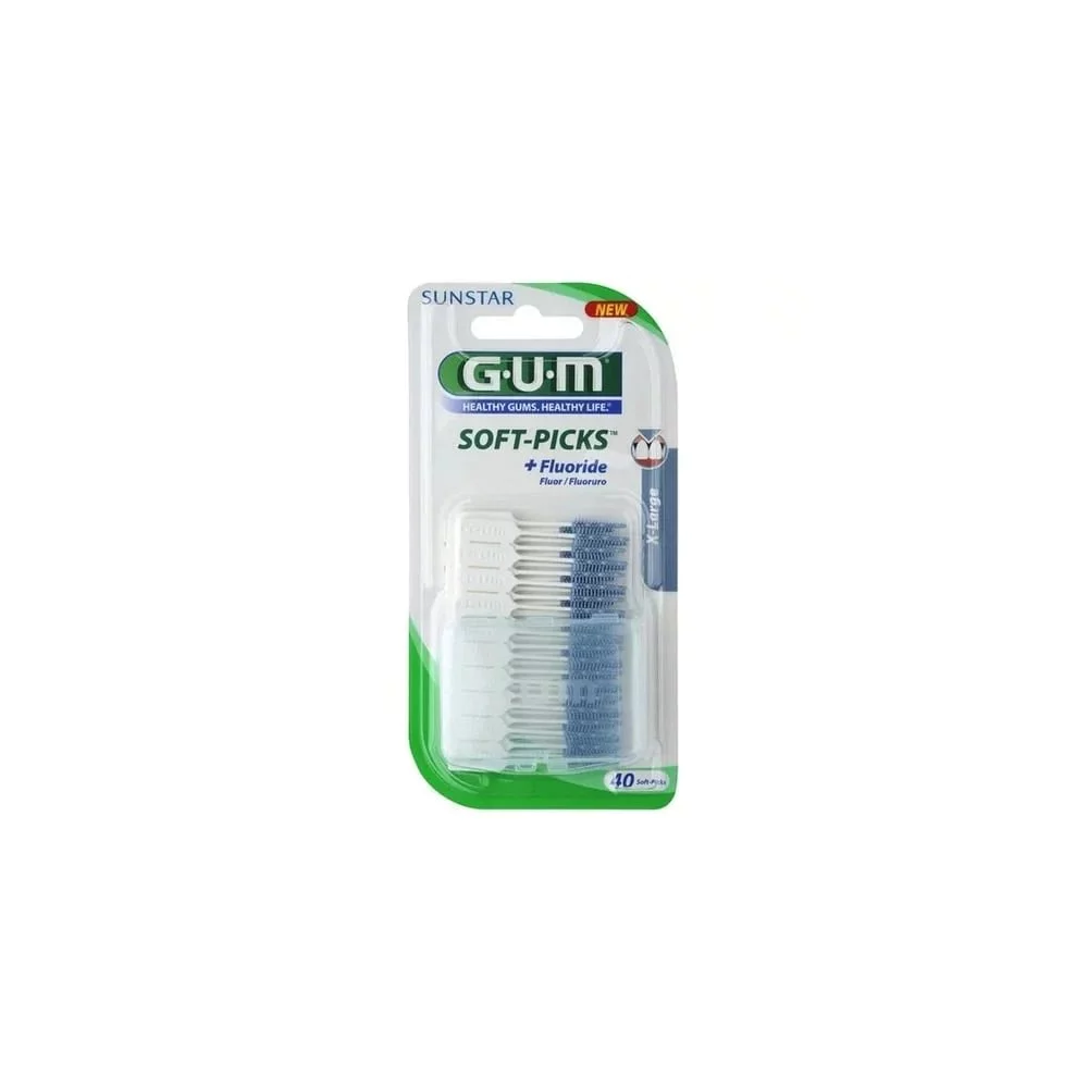 Gum 636 Soft Picks Extra Large Μεσοδόντια Βουρτσάκια Μιας Χρήσης, 40 τμχ Gum 636 Soft Picks Extra Large Μεσοδόντια Βουρτσάκια Μιας Χρήσης, 40 τμχ