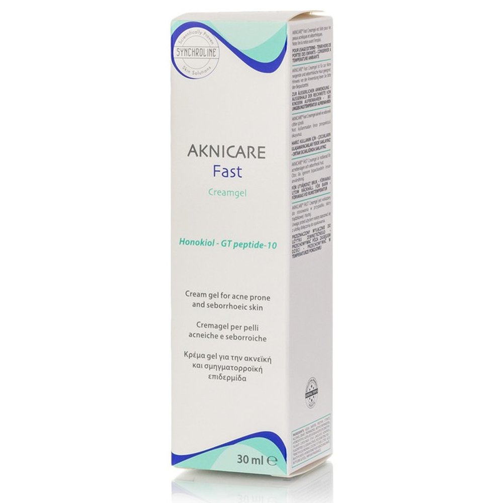 Synchroline Aknicare Fast Creamgel για Ακμή, 30ml