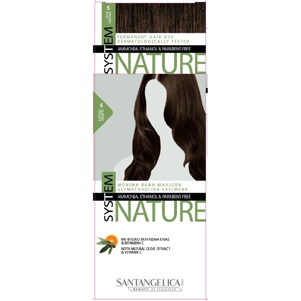 System Nature 5.3 Καστανό ανοιχτό χρυσαφί 60ml System Nature 5.3 Καστανό ανοιχτό χρυσαφί 60ml