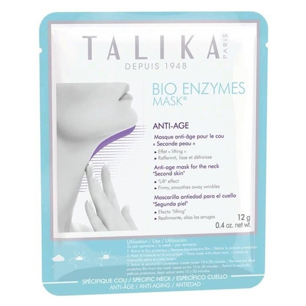 Talika Bio Enzymes Mask Anti-Ageing for the Neck Αντιγηρατική Μάσκα Λαιμού, 1τμχ 