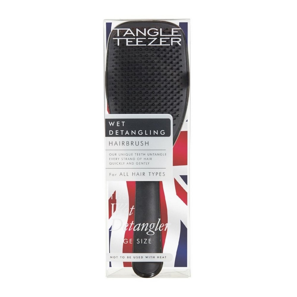 Tangle Teezer The Wet Detangler Midnight Black Βούρτσα Μαλλιών σε Μαύρο Χρώμα
