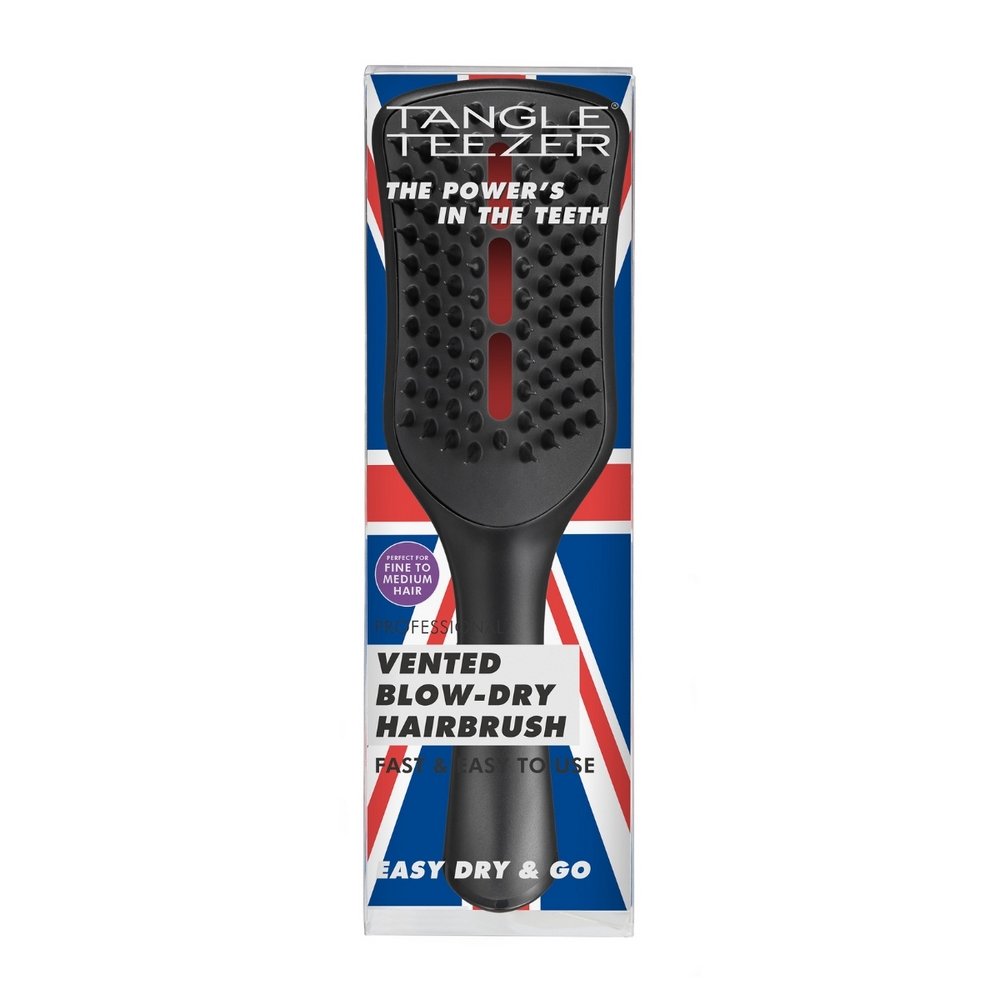 Tangle Teezer Vented Blow-Dry Hairbrush Easy Dry & Go Black