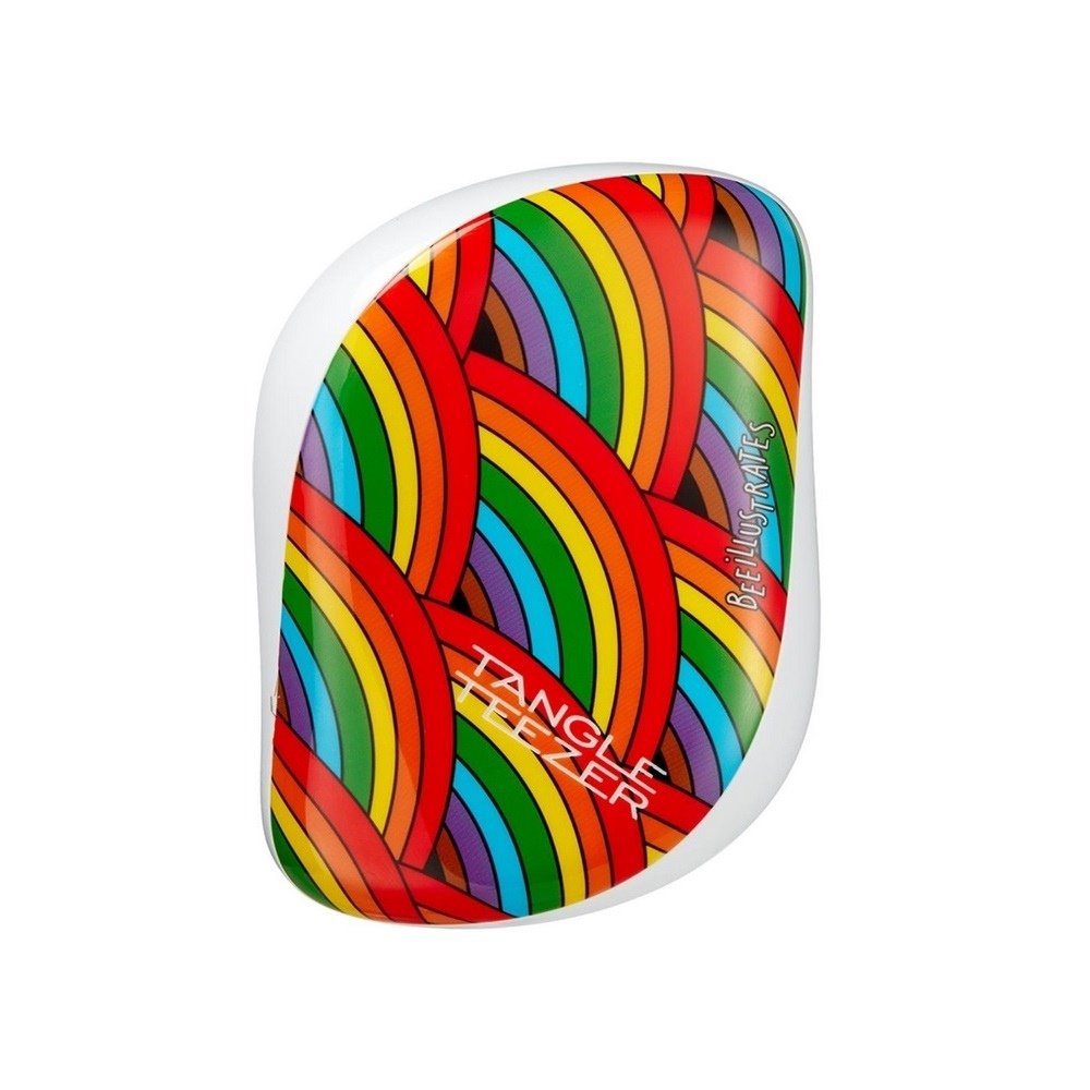 Tangle Teezer Compact Styler On The Go Rainbow Galore Βούρτσα Μαλλιών, 1 τμχ