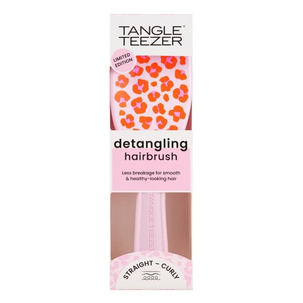 Tangle Teezer The Ultimate Detangler Βούρτσα Μαλλιών Vibrant Leopard Ροζ Λεοπάρ, 1τμχ