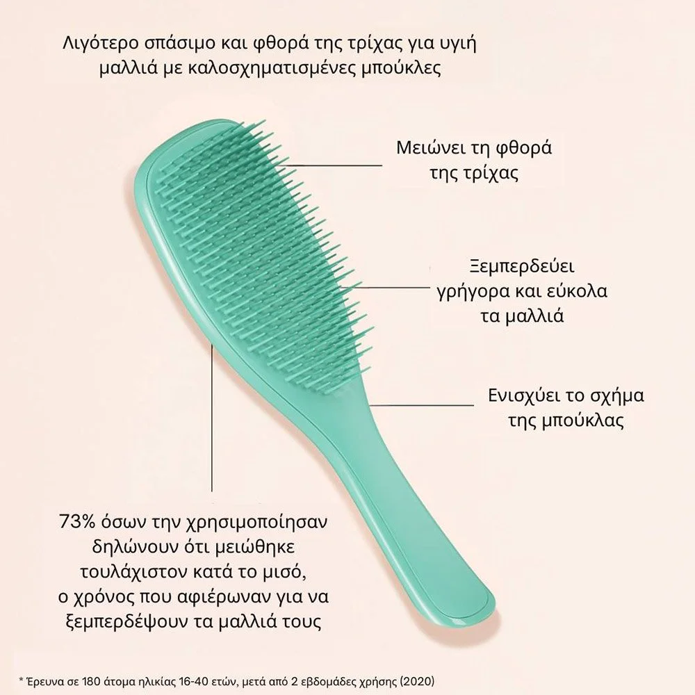 Tangle Teezer The Ultimate Detangler Βούρτσα Μαλλιών για Πυκνά & Σγουρά Aqua Green, 1τμχ Tangle Teezer The Ultimate Detangler Βούρτσα Μαλλιών για Πυκνά & Σγουρά Aqua Green, 1τμχ