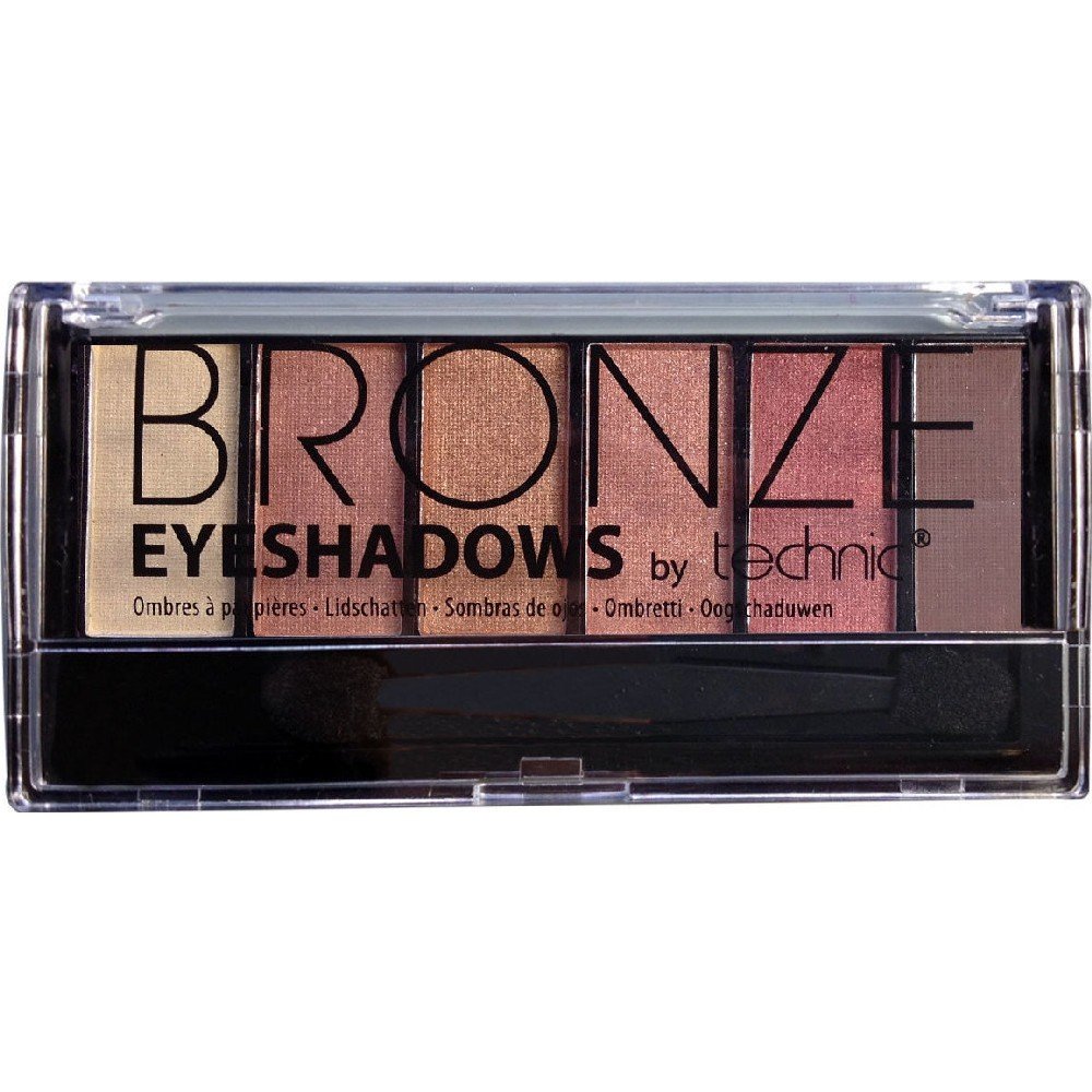 Technic Bronze Eyeshadows - 6 αποχρώσεις x 1.2gr